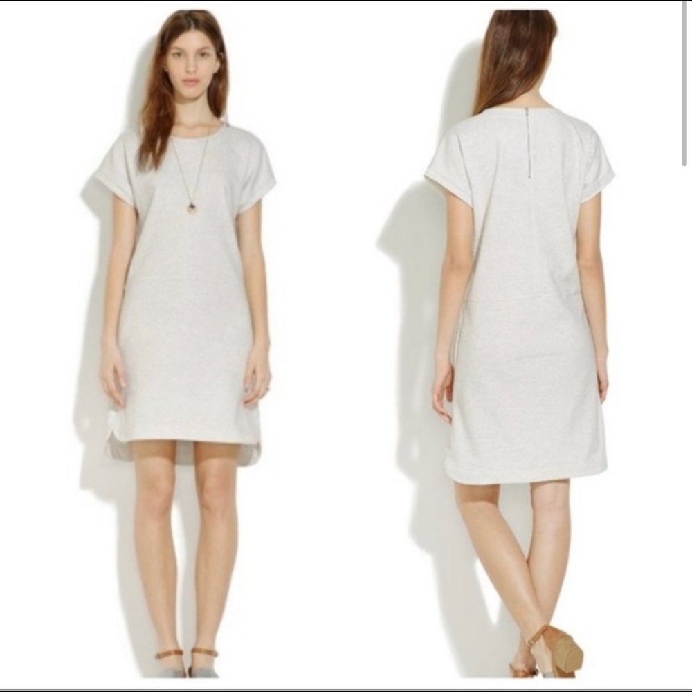 Madewell gray shirt dress